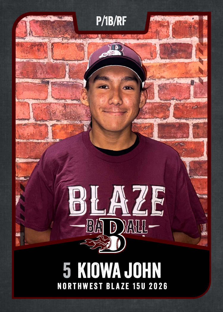 26 NW Blaze 15U Kiowa John_Front