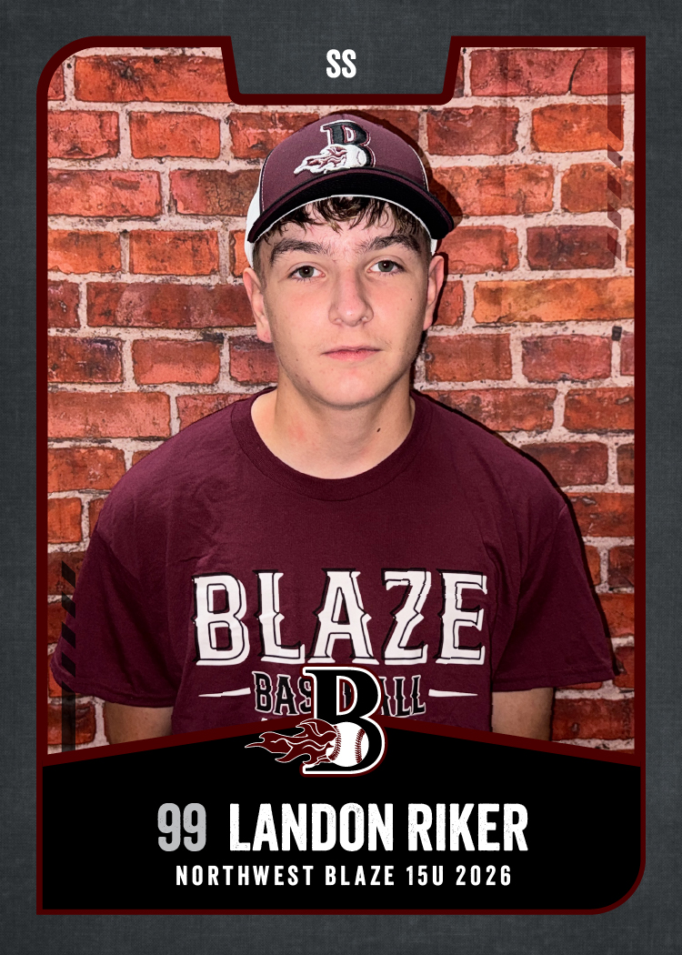 26 NW Blaze 15U Landon Riker_Front