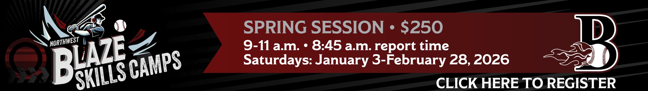 26 NW Blaze Baseball Skills Clinic Spring